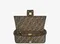 Жаккардовая тканевая сумка Fendi FF