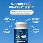 MRM Nutrition, Gainer, 1 миллиард пробиотиков, ваниль, 3,3 фунта (1512 г)