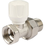 Вентиль ручной регулировки прямой STOUT - 3/4" (ВР/НР-американка, PN10, Tmax 120°C, шток металл по металлу)