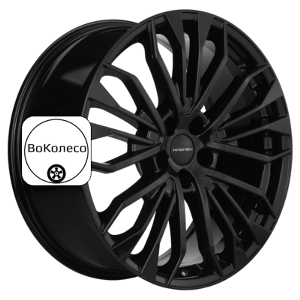 8,5x20/5x108 ET46 D63,4 KHW2009 (Tugella) Black Khomen Wheels