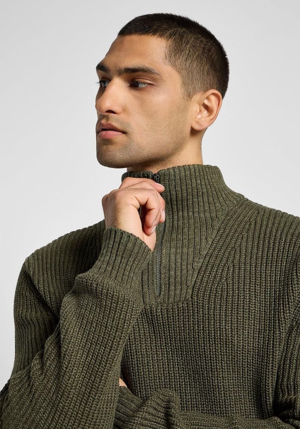 Джемпер HALF ZIP KNIT 112355675