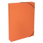 Короб архивный пластиковый 50 мм, 1 шт, Prisma neon A4 эффект 3D, оранжевый, Expert Complete ЕС240441012