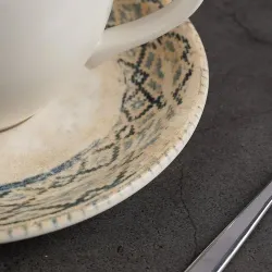 Блюдце d 16 см h2,2 см чайное для чашки арт. 81222880 Rug By Bone Innovation [6]