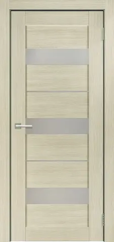 Прага — Лиственница мокко, 2000х800, Частично остекленная (ДЧ)