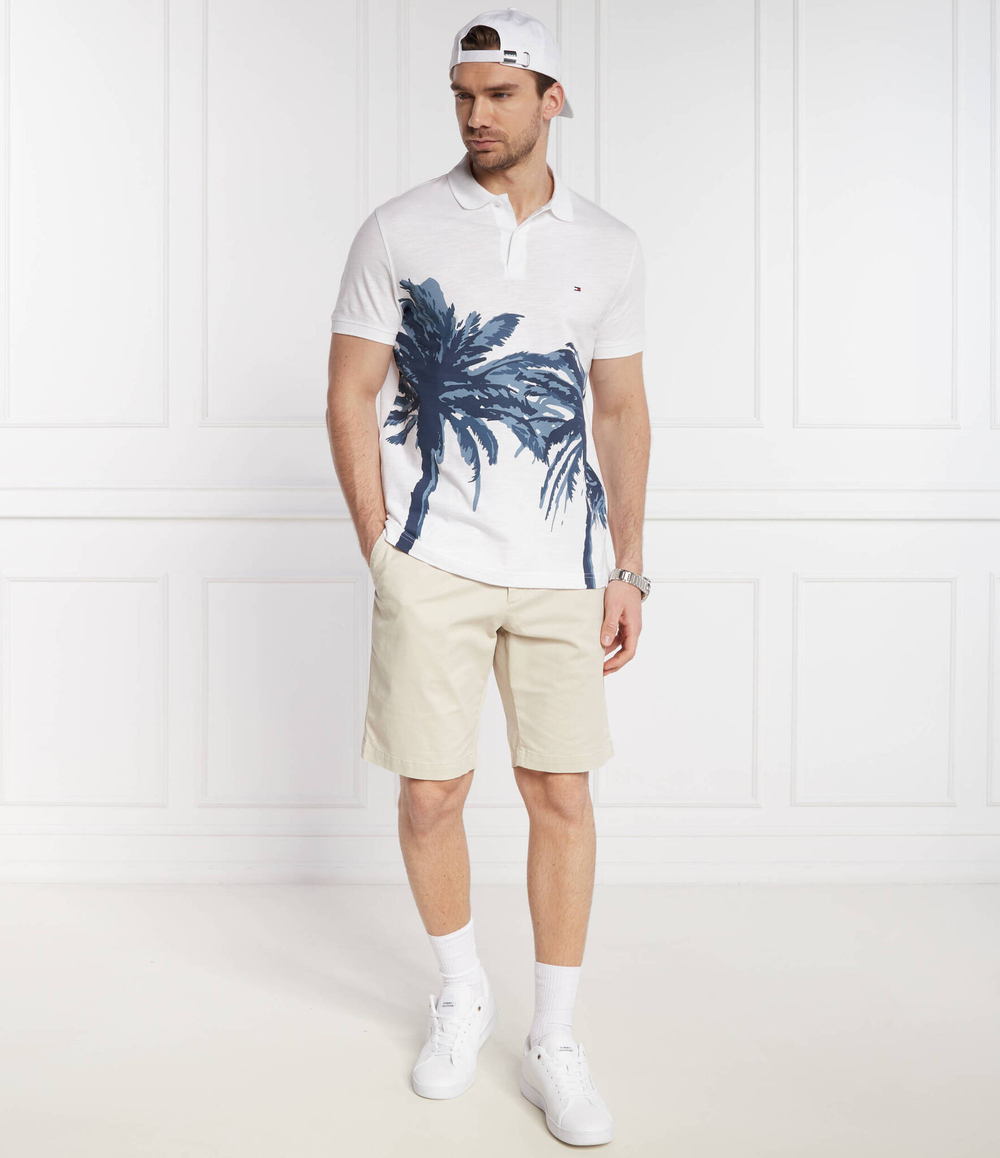 Поло Tommy Hilfiger - белый(MW0MW34758)