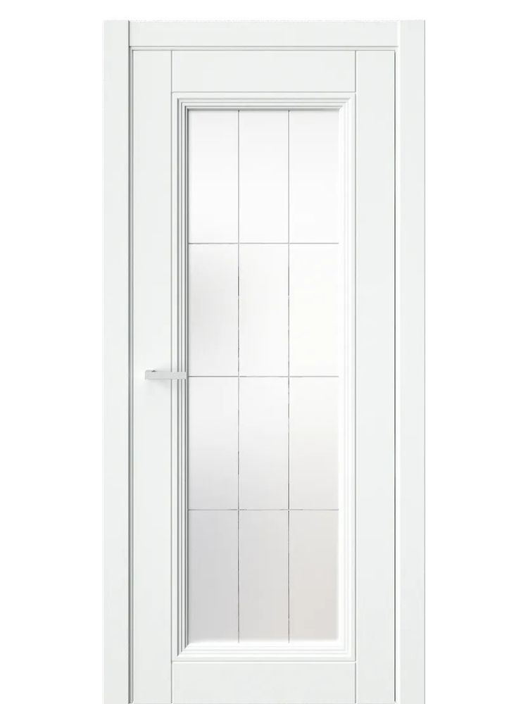 Двери WestStyle  Demiss 2  RAL 9003 / белое сатинат ДО