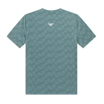 Мужская теннисная футболка EA7 Man Jersey - green dots