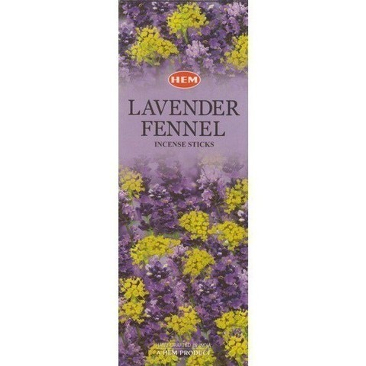 HEM Lavender Fennel шестигранник Благовоние Лаванда Фенхель