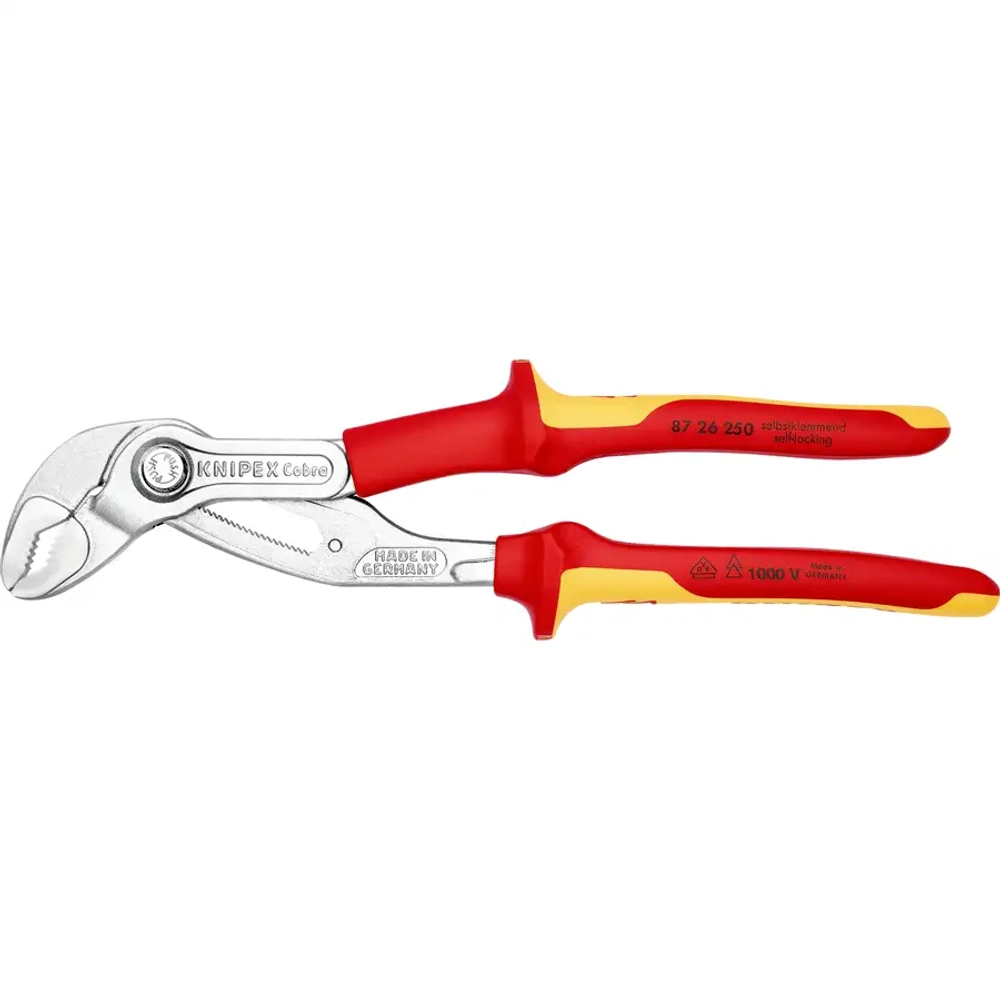 Cobra® VDE хромированные 250 мм Knipex 87 26 250 SB