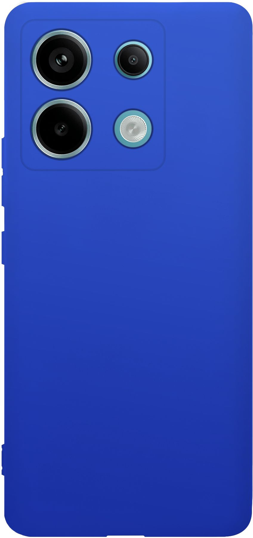 Мягкий Soft Touch чехол из силикона для XIAOMI REDMI NOTE 13 PRO 5G / POCO X6 (не PRO!) с бархатной подкладкой