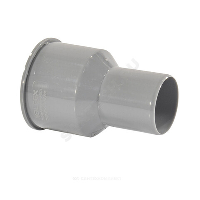 Переход PP-H на чугун серый BASE Дн 110х124 б/нап без манжеты VALFEX 23124110