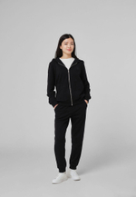 Кофта на замке с капюшоном ARGYMAQ BLACK