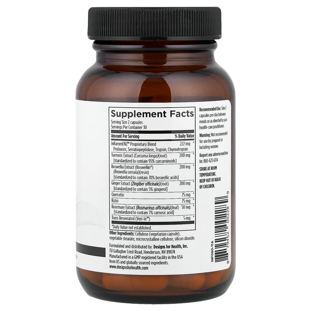 Designs For Health, Inflammatone™, 60 капсул