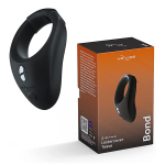 Черное эрекционное виброкольцо 3,5x4,2см для ношения We-Vibe Bond SNNS1007