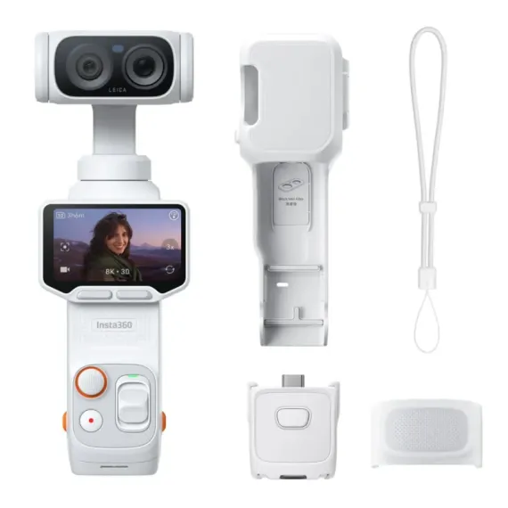Экшн-камера Insta360 Luna Ultra Standard Combo (White) Белый