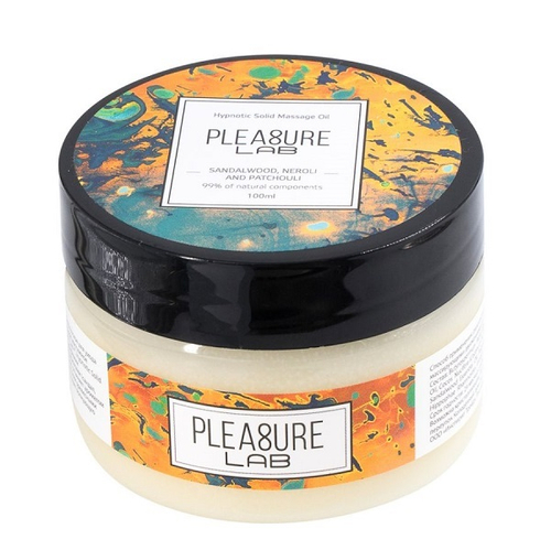 Твердое массажное масло с ароматом сандала, нероли и пачули Pleasure Lab Hypnotic 100мл