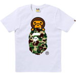 A Bathing Ape Bathing Ape Футболка Cotton Regular Straight Fit Summer 0zxtew012102q белый