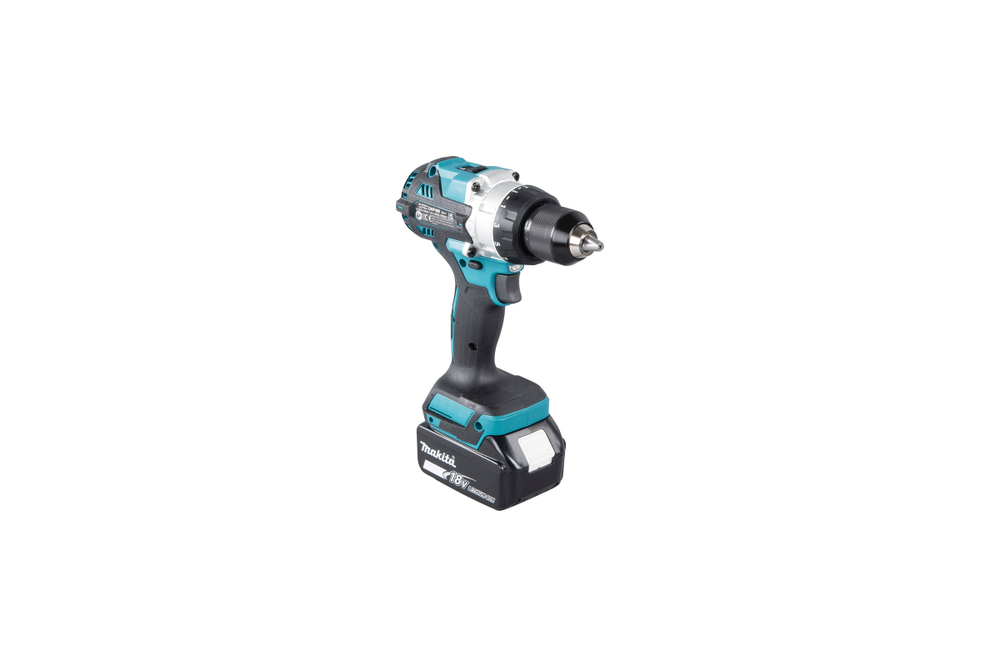 Ударная аккумуляторная дрель-шуруповерт Makita LXT BL 18 В, 13 мм, 125/65 Нм, 2x5.0 Ач, ЗУ, Makpac DHP486RTJ