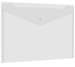 Папка-конверт с кнопкой А4 "Universal" 0,15мм. до 100л. прозрачная (BRAUBERG)