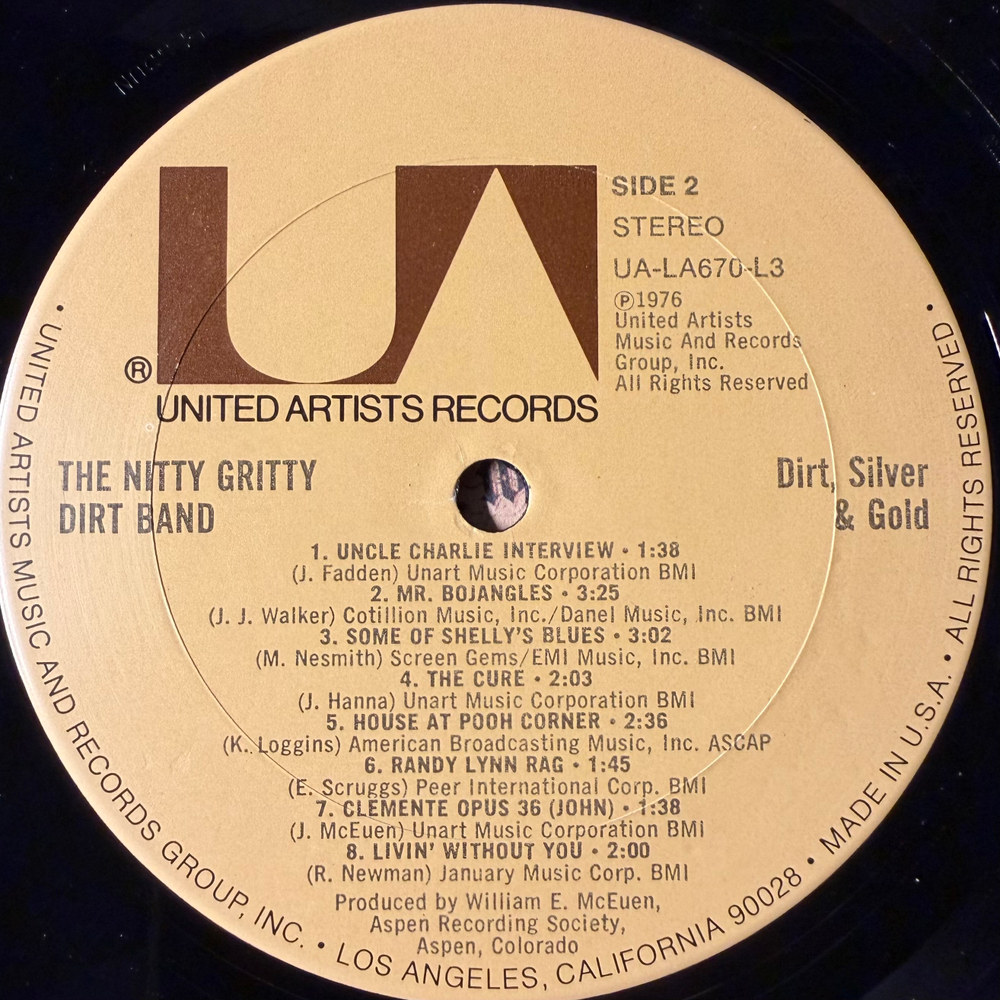 Nitty Gritty Dirt Band ‎– Dirt, Silver & Gold 3LP (США 1976г.)