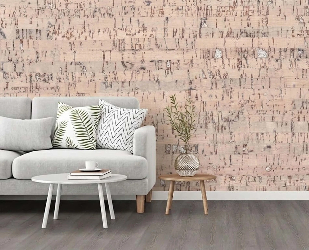 Пробковая настенная плитка Viva Cork Decodalle Parallel Cream