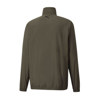 Мужская кофта теннисная Puma Train Woven Half-Zip Sweatshirt Men - Olive