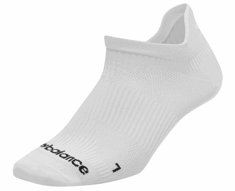 Теннисные носки New Balance Run Flat Knit Tab No Show 1 P - white
