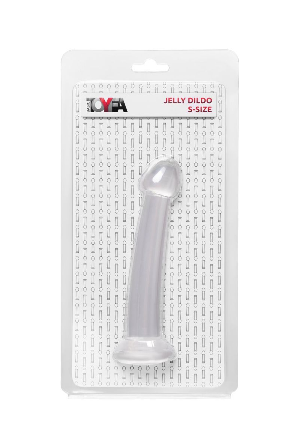 Прозрачный фаллоимитатор Jelly Dildo S - 15,5 см.