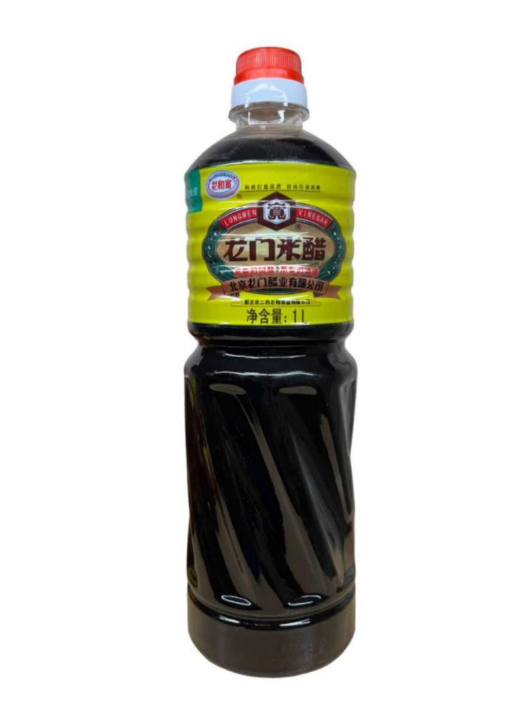 Уксус Longmen Longhekuan рисовый темный, 1 л, 2 шт