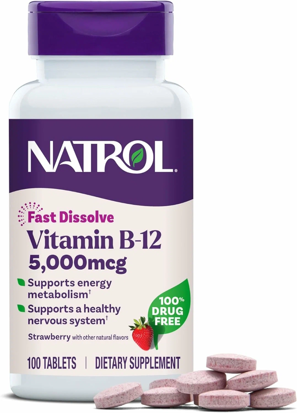 Витамины Natrol Vitamin B-12 100 таблеток