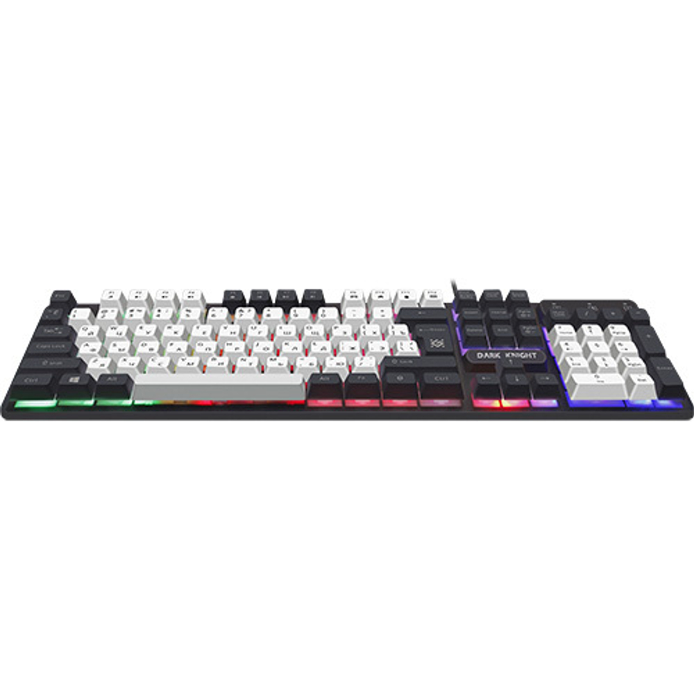 Игровая клавиатура Defender Dark Knight GK-077, USB, черный + белый (мембранная)