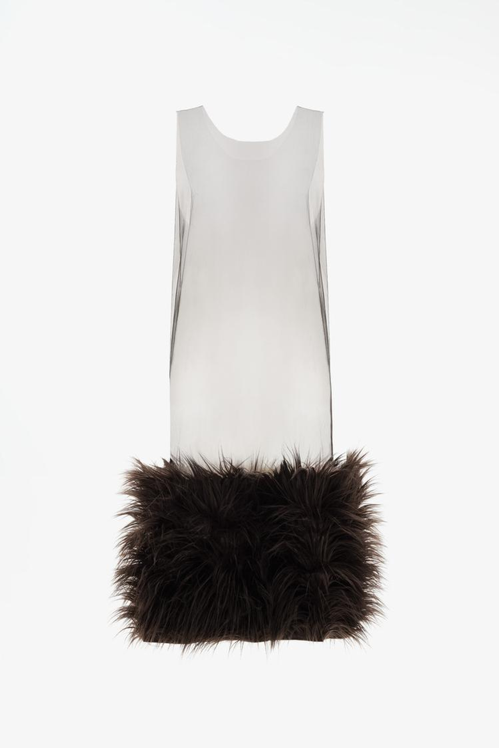 ZARA X JOHN GALLIANO ПЛАТЬЕ МИДИ ИЗ ПОЛУПРОЗРАЧНОЙ ТКАНИ, ЧЕРНЫЙ