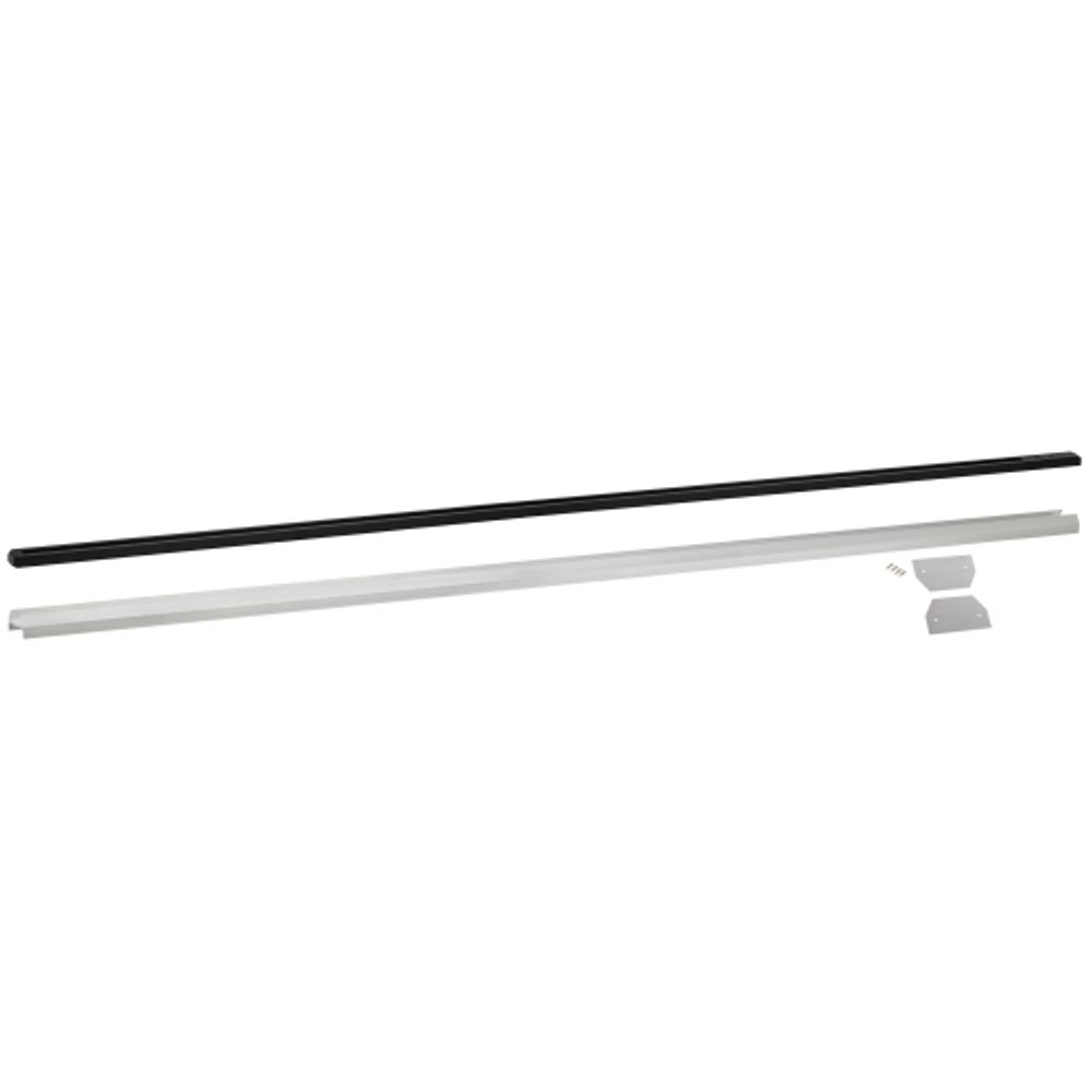 Комплект ЭРА TR-SET-200-1PT-PC BK шинопровод однофазный с профилем для натяжного потолка 2м черный | Однофазный шинопровод и аксессуары