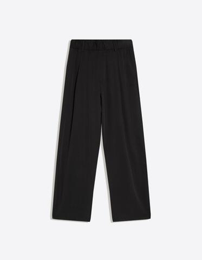 Мужские струящиеся брюки super baggy fit с вытачками - BERSHKA