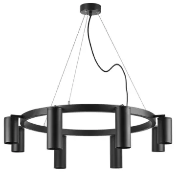 Люстра подвесная 8*GU10 LR018874374 черный Rullo Lightstar