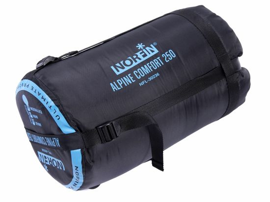 Спальный мешок NORFIN Alpine Comfort 250 (одеяло, +5°C)