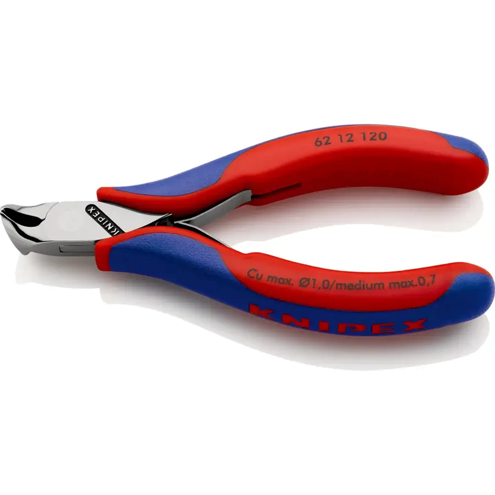 Кусачки угловые для электроники 120 мм Knipex 62 12 120