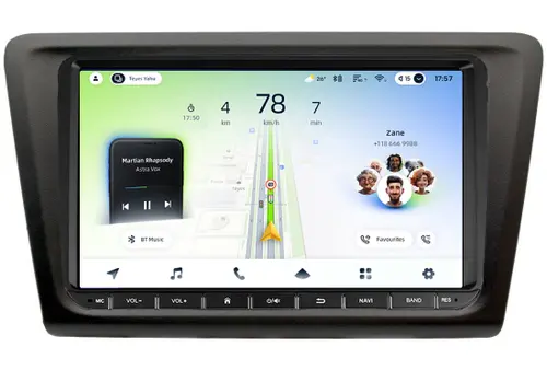 Магнитола для Skoda Rapid 2012-2020 - Teyes CC4L монитор 9" IPS, Android 14, Быстрая, Snapdragon 662, CarPlay, 4G SIM-слот