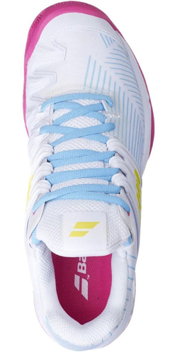 Женские Кроссовки теннисные Babolat Propulse Fury Clay Women - белый