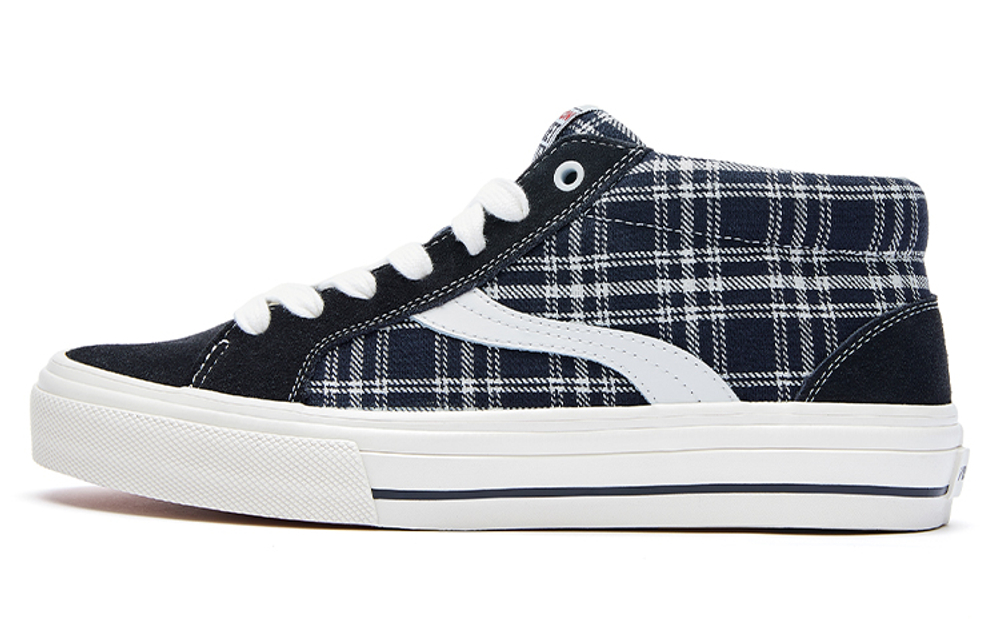 Vision Street Wear x Odd CIRKUS Astley Pro Mid top Skateboard Shoes Unisex Black White