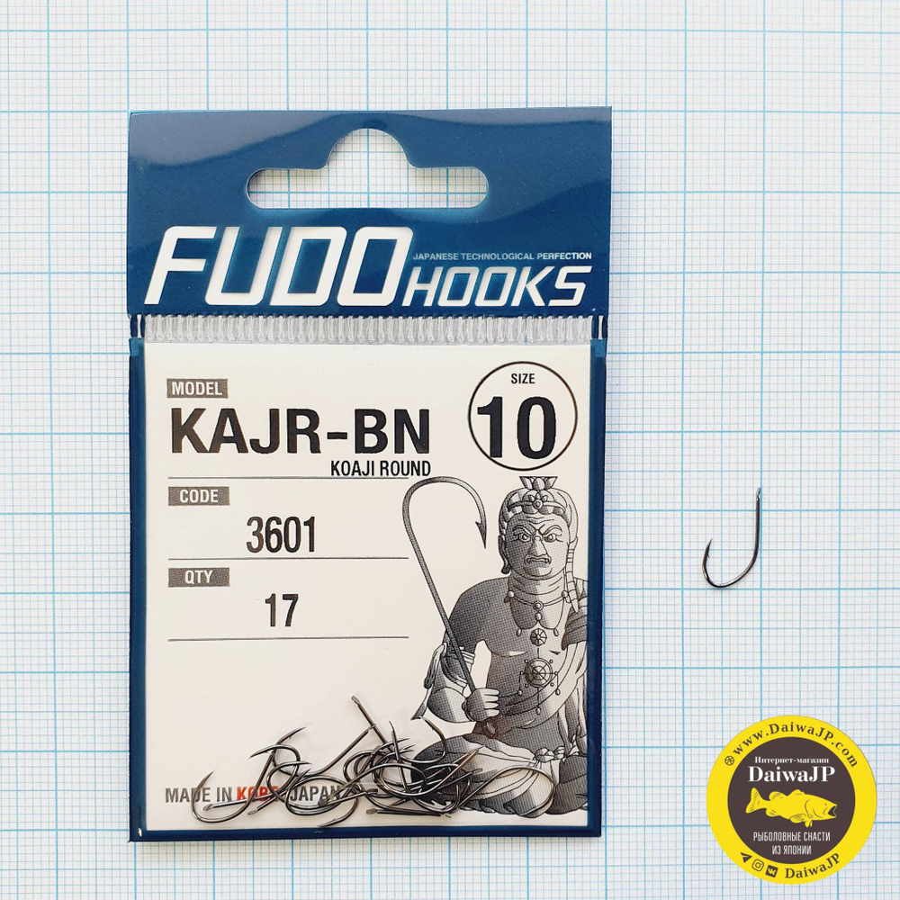 Крючки FUDO KAJR #10 BN