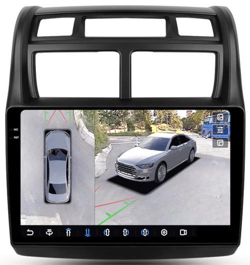 Магнитола для KIA Sportage 2 2008-2010 - FarCar BX023M-360 монитор 9.5" 2K QLED на Android 13, Быстрая, CarPlay, 4G SIM-слот, 4 камеры в комплекте