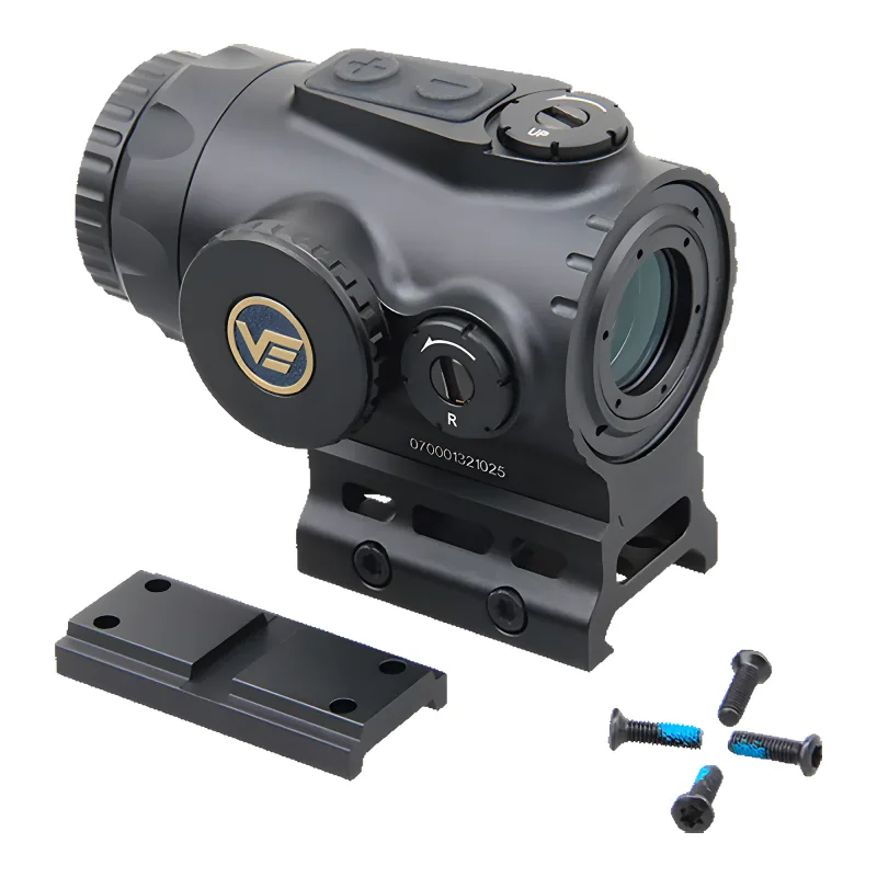 Прицел призматический Vector Optics Paragon 1x16, VEP-CDR - общий вид с креплением и винтами