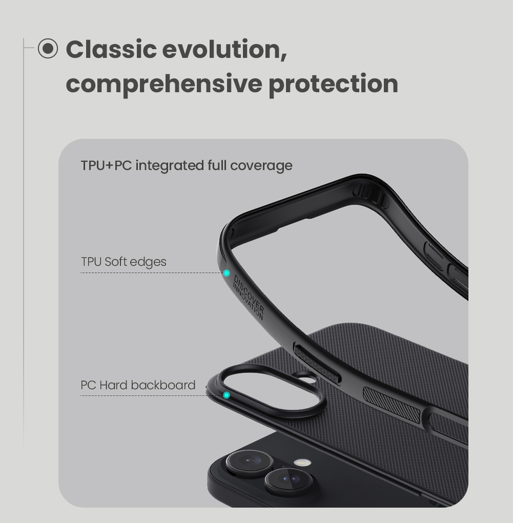Чехол от Nillkin c MagSafe для смартфона iPhone 16, серия Super Frosted Shield Pro Magnetic Case
