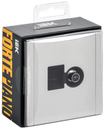 FORTE&PIANO Розетка двойная TV+RJ45 кат.6 FP237M металл белый IEK