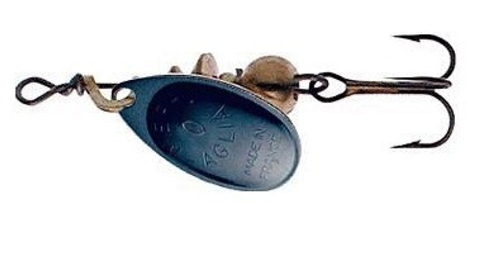 Блесна для рыбалки вращающаяся AGLIA 2, SILVER, 1 штука