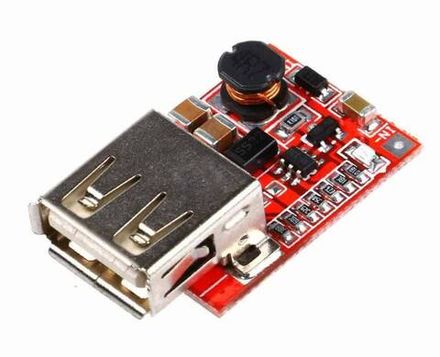 DC-DC понижающий преобразователь (6-17В / 5В USB) до 3А