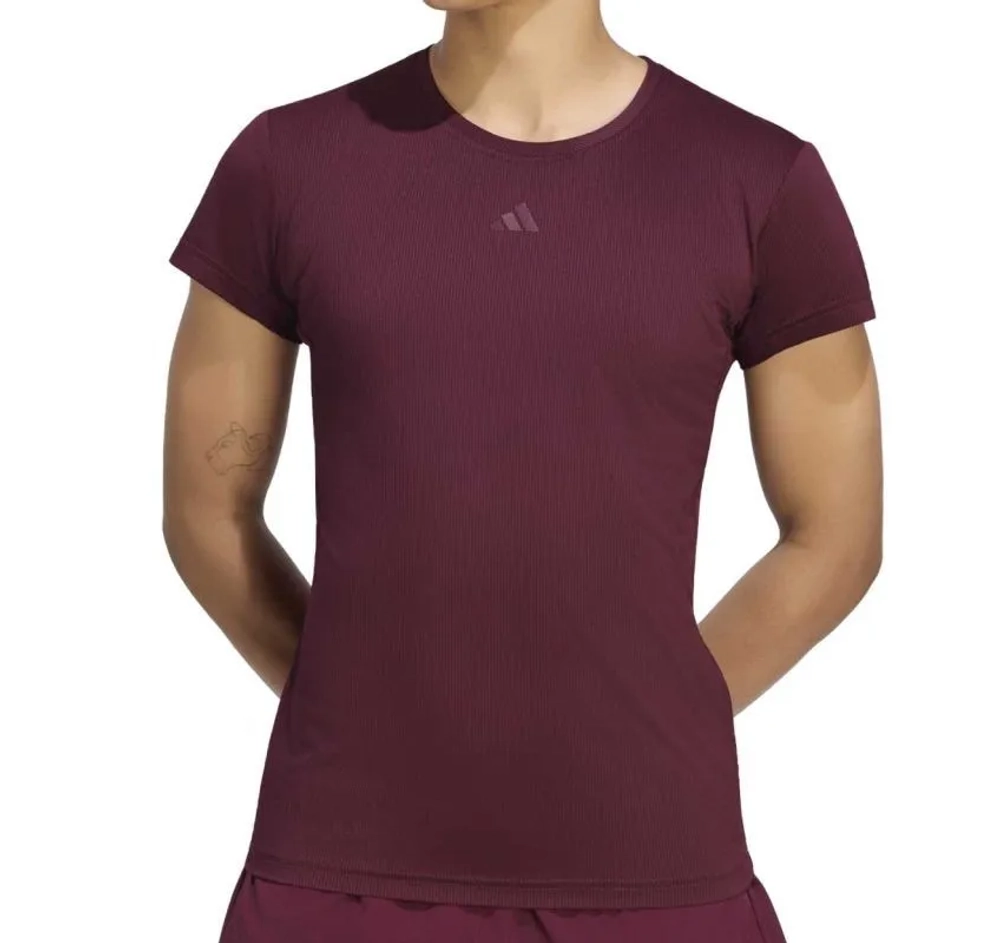 Женская теннисная футболка Adidas Freelift - maroon