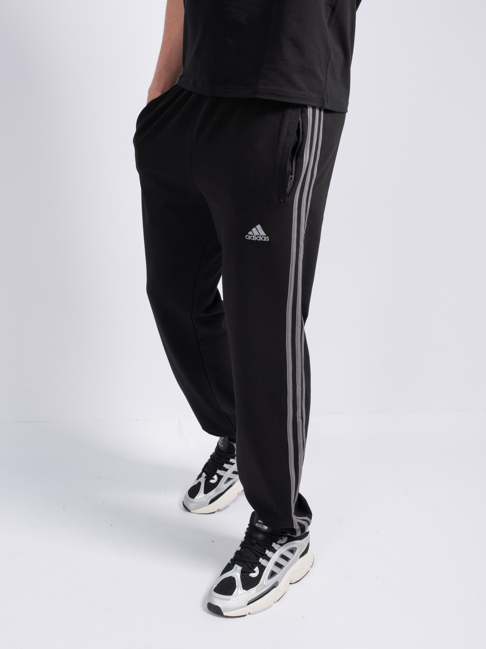 Спорт.штаны Adidas #1181 (чёрн.)