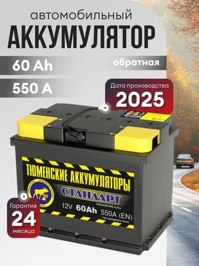 ТЮМЕНЬ Стандарт 60Ah R+